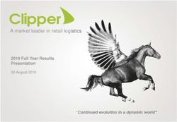A market leader in retail logistics - 2019 Full Year Results Presentation "Continued evolution in a dynamic world" - Clipper Logistics