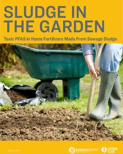 SLUDGE IN THE GARDEN Toxic PFAS in Home Fertilizers Made From Sewage Sludge - May 25, 2021