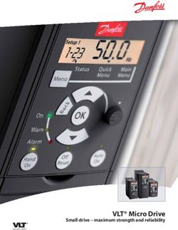 VLT Micro Drive Small drive - maximum strength and reliability