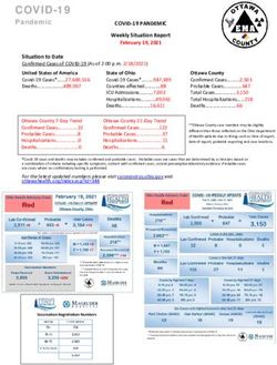 COVID-19 Pandemic - Ottawa County