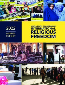 FREEDOM RELIGIOUS INTERNATIONAL UNITED STATES COMMISSION ON 2022 - US Commission on ...