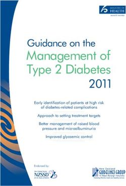 Management of Type 2 Diabetes