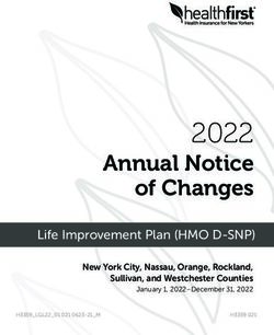 2022 Annual Notice of Changes - Life Improvement Plan (HMO D-SNP) - Healthfirst