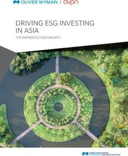 DRIVING ESG INVESTING IN ASIA - THE IMPERATIVE FOR GROWTH - Marsh ...