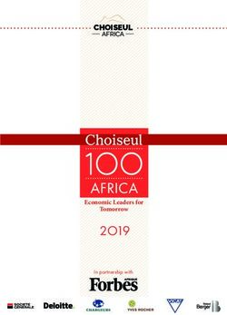 AFRICA Economic Leaders for - 2O19 - Choiseul Africa