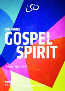 GOSPEL SPIRIT Sunday 1 March 2020 - London Symphony Orchestra