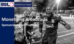 Monetizing Broadcasts - Sponsorship Best Practices Monetizing Broadcasts - Ngin