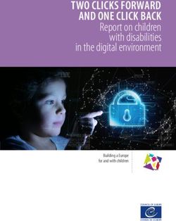 TWO CLICKS FORWARD AND ONE CLICK BACK - Report on children with disabilities in the digital environment
