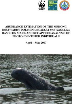 ABUNDANCE ESTIMATION OF THE MEKONG IRRAWADDY DOLPHIN ORCAELLA BREVIROSTRIS BASED ON MARK AND RECAPTURE ANALYSIS OF PHOTO-IDENTIFIED INDIVIDUALS ...
