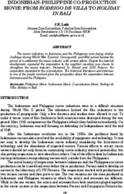 INDONESIAN-PHILIPPINE CO-PRODUCTION MOVIE: FROM RODRIGO DE VILLA TO HOLIDAY