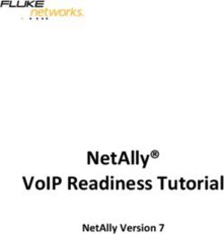 NETALLY VOIP READINESS TUTORIAL - NETALLY VERSION 7 PREFACE