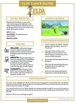 CLINICIAN'S GUIDE - iThrive Games