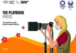 THE PLAYBOOK PRESS YOUR GUIDE TO A SAFE AND SUCCESSFUL GAMES - APRIL 2021 - 東京