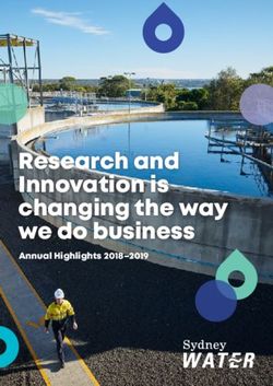 Research and Innovation is changing the way we do business - Annual Highlights 2018-2019