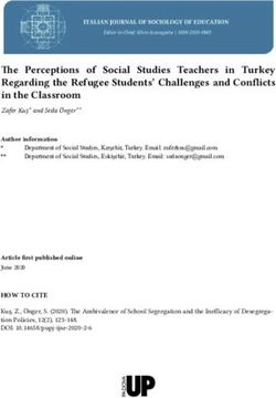 The Perceptions of Social Studies Teachers in Turkey Regarding the Refugee Students' Challenges and Conflicts in the Classroom