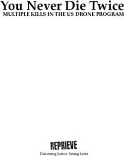 You Never Die Twice MULTIPLE KILLS IN THE US DRONE PROGRAM - Delivering Justice. Saving Lives