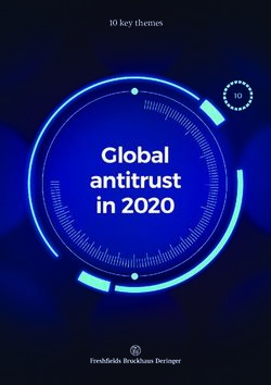 Global antitrust in 2020 - 10 key themes - Freshfields Bruckhaus Deringer