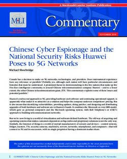 Chinese Cyber Espionage and the National Security Risks Huawei Poses to 5G Networks
