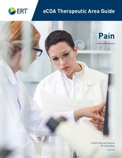 Pain eCOA Therapeutic Area Guide - eCOA Clinical Science & Consulting - ERT