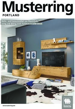 PORTL AND Wohn- und Essraummöbel aus Massivholz Living and dining room furniture in solid wood - Musterring