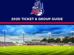 2020 TICKET & GROUP GUIDE - Northwoods League