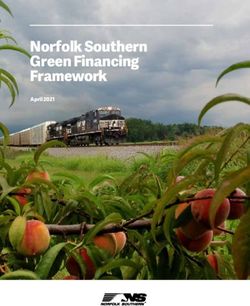 Norfolk Southern Green Financing Framework - April 2021