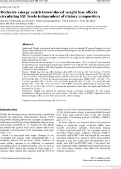 Moderate energy restriction-induced weight loss affects circulating IGF levels independent of dietary composition
