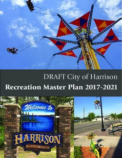 DRAFT City of Harrison Recreation Master Plan 2017-2021