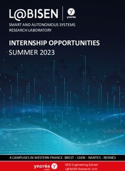 INTERNSHIP OPPORTUNITIES SUMMER 2023 - SMART AND AUTONOMOUS SYSTEMS RESEARCH LABORATORY