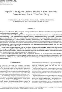 Heparin Coating on Ureteral Double J Stents Prevents Encrustations: An in Vivo Case Study