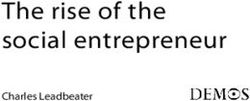 The rise of the social entrepreneur - Charles Leadbeater