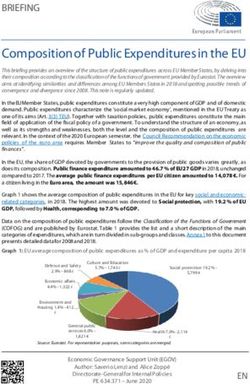 Composition of Public Expenditures in the EU - European ...