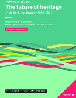 The future of heritage - Have your say on He tātai muka, He tātai tangata Weave together the strands; Weave together the people - Christchurch ...