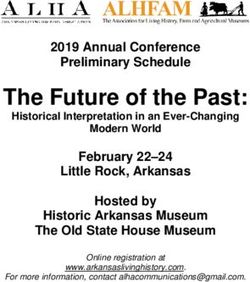 The Future of the Past: Arkansas Living History Association