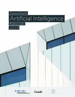 Artificial Intelligence - 2019 Readiness Index - AI4D