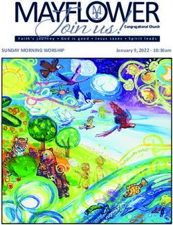 MAYFL WERCongregaƟonal Church - SUNDAY MORNING WORSHIP - Mayflower ...