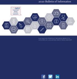 2020 Bulletin of Information - usmle