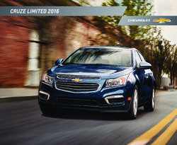 Chevrolet Cruze Limited 2016 Brochure