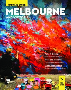 MELBOURNE AND VICTORIA - OFFICIAL GUIDE - Visit Victoria