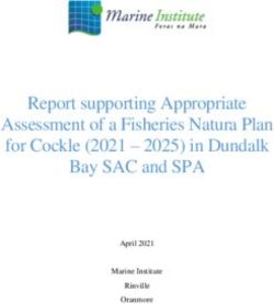 Report supporting Appropriate Assessment of a Fisheries Natura Plan for Cockle (2021 - 2025) in Dundalk Bay SAC and SPA