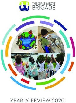 YEARLY REVIEW 2020 - The Girls and Boys Brigade