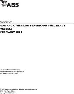GAS AND OTHER LOW-FLASHPOINT FUEL READY VESSELS FEBRUARY 2021