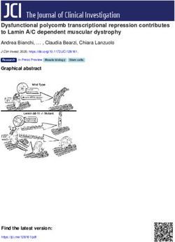 Dysfunctional polycomb transcriptional repression contributes to Lamin A/C dependent muscular dystrophy - JCI