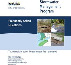 Stormwater Management Program - Frequently Asked Questions Your questions about the stormwater fee - answered - City of Bethlehem