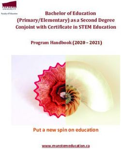 Put a new spin on education - Bachelor of Education (Primary/Elementary) as a Second Degree Conjoint with Certificate in STEM Education
