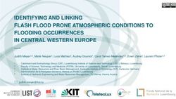 IDENTIFYING AND LINKING FLASH FLOOD PRONE ATMOSPHERIC CONDITIONS TO FLOODING OCCURRENCES IN CENTRAL WESTERN EUROPE