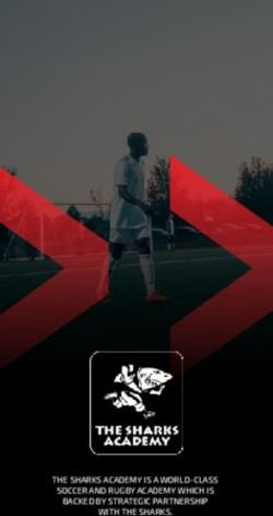 THE SHARKS ACADEMY IS A WORLD-CLASS SOCCER AND RUGBY ACADEMY WHICH IS BACKED BY STRATEGIC PARTNERSHIP WITH THE SHARKS.