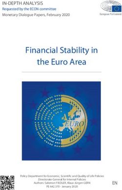 Financial Stability in the Euro Area - Kiel Institute