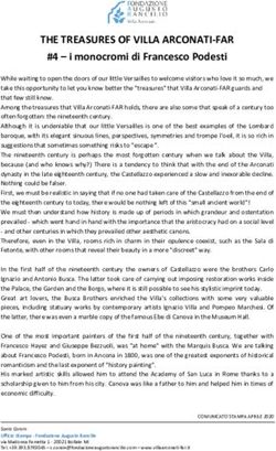 THE TREASURES OF VILLA ARCONATI-FAR - #4 - i monocromi di Francesco Podesti