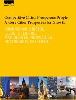 Competitive Cities, Prosperous People: A Core Cities Prospectus for Growth